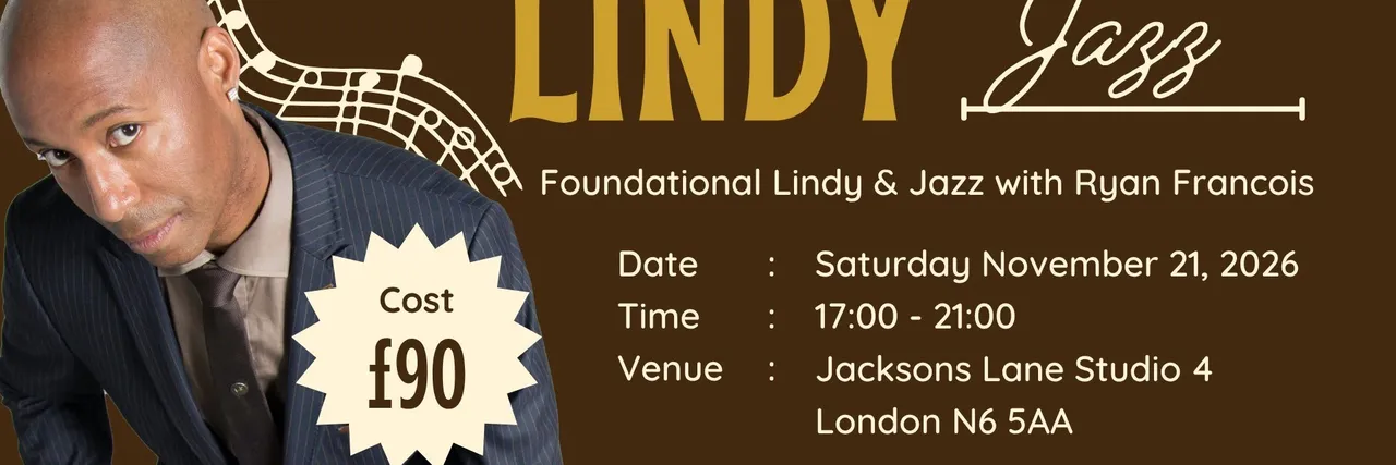 Event photo of Lindy Hop & Vernacular Jazz Workshop with Ryan Francois - Image 2