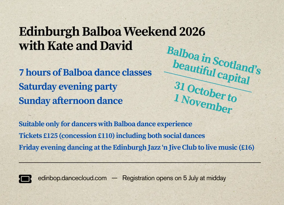Event photo of Edinburgh Balboa Weekend - Image 2