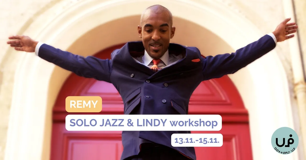 Event photo of SOLO JAZZ & LINDY HOP weekend workshop - REMY KOUAKOU KOUAME - Image 1